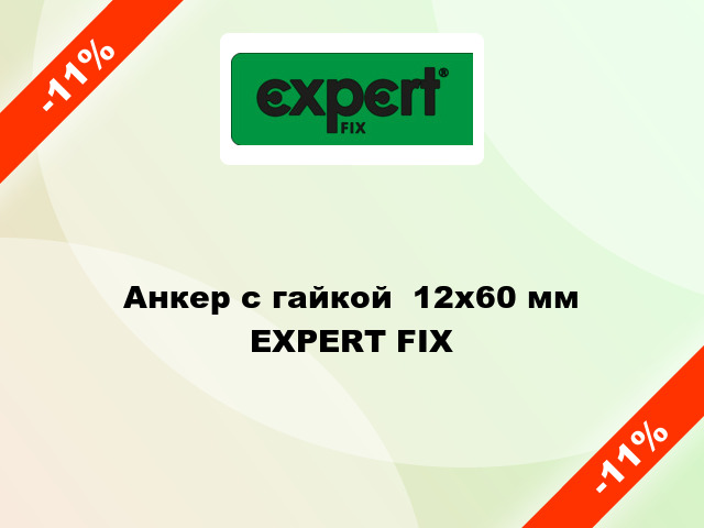 Анкер с гайкой  12x60 мм EXPERT FIX