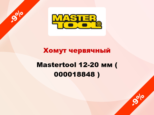 Хомут червячный Mastertool 12-20 мм ( 000018848 )
