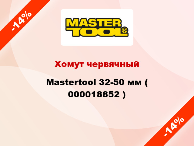 Хомут червячный Mastertool 32-50 мм ( 000018852 )