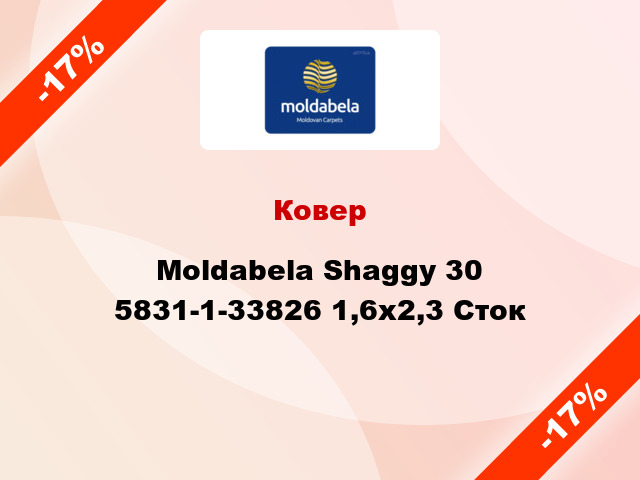Ковер Moldabela Shaggy 30 5831-1-33826 1,6x2,3 Сток