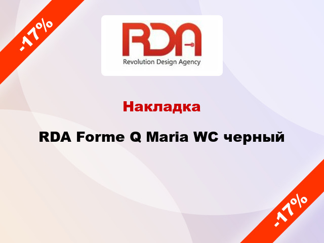 Накладка RDA Forme Q Maria WC черный
