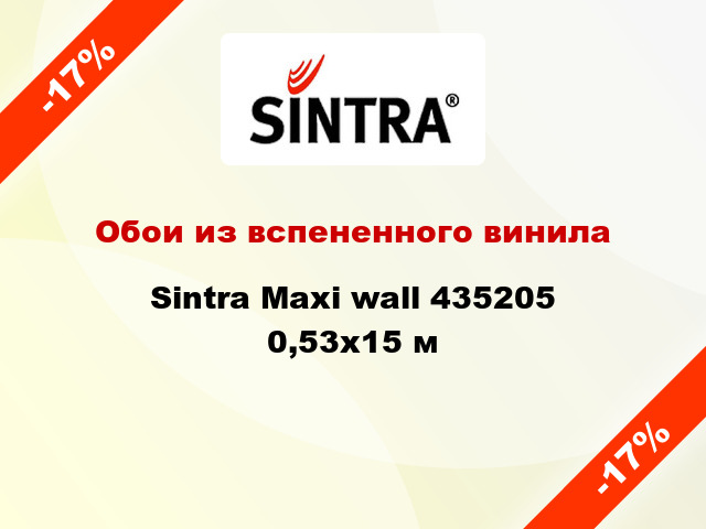 Обои из вспененного винила Sintra Maxi wall 435205 0,53x15 м