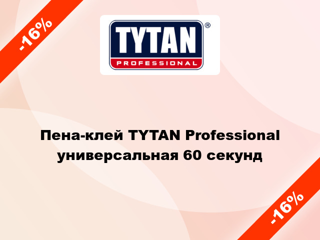 Пена-клей TYTAN Professional универсальная 60 секунд