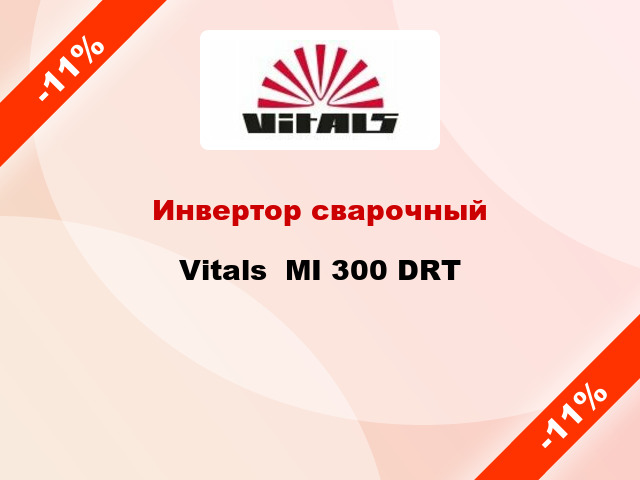 Инвертор сварочный Vitals  MI 300 DRT