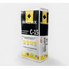 Wallmix C-15 Штукатурка цементна, 25кг