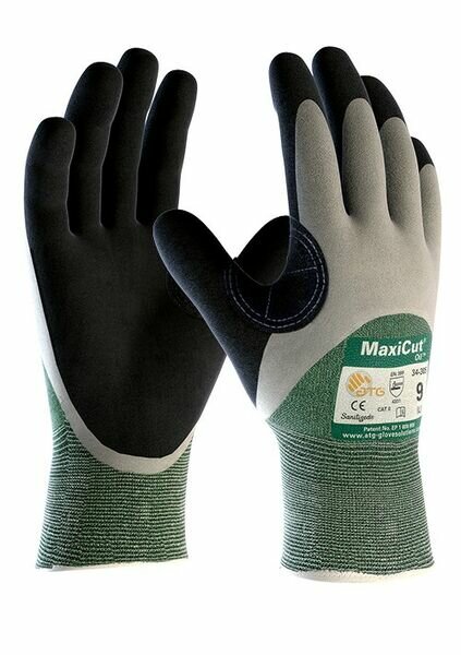 Маслобензостойкие перчатки с защитой от порезов MaxiCut® Oil™ 34-305