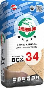 ANSERGLOB BCX 34 Суміш клейова для керамограніту