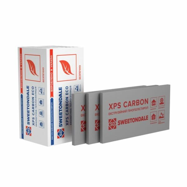 Екструдований пінополістирол XPS SWEETONDALE CARBON ECO 1180х580х50мм (уп. 8шт)