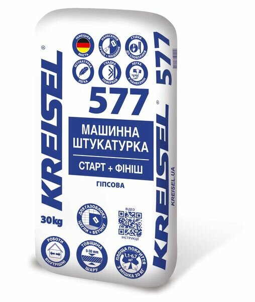 Крайзель 577 штукатурка маш. універс. гіпсова (30 кг)