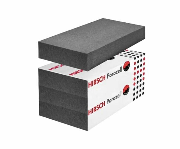 Пінопласт HIRSCH EPS60 Graphite 100/500/1000 13 кг/м3 уп 6шт 0,05м3/шт 3 м.кв в уп