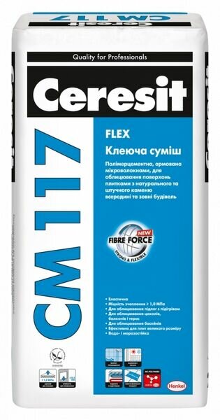 CERESIT СМ-117 Клеюча суміш 25кг 