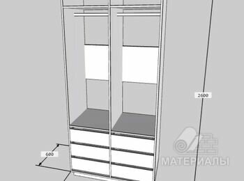 Шкафы встроенные гардеробная