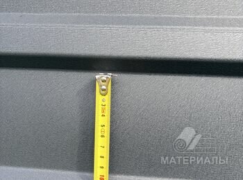 Профнастил антрацит для забора