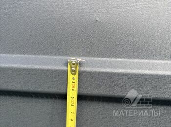 Профнастил антрацит для забора