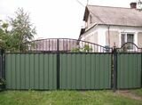 Ворота з хвірткою загальною довжиною - 4,65 м, висота - 1,80м 1