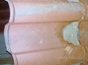 Металлочерепица Сама черепица по рисунку RAL 8004 200 м