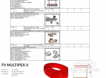 ТРУБА ДЛЯ ТЕПЛОГО ПОЛА FV-PLAST (ЧЕХИЯ)